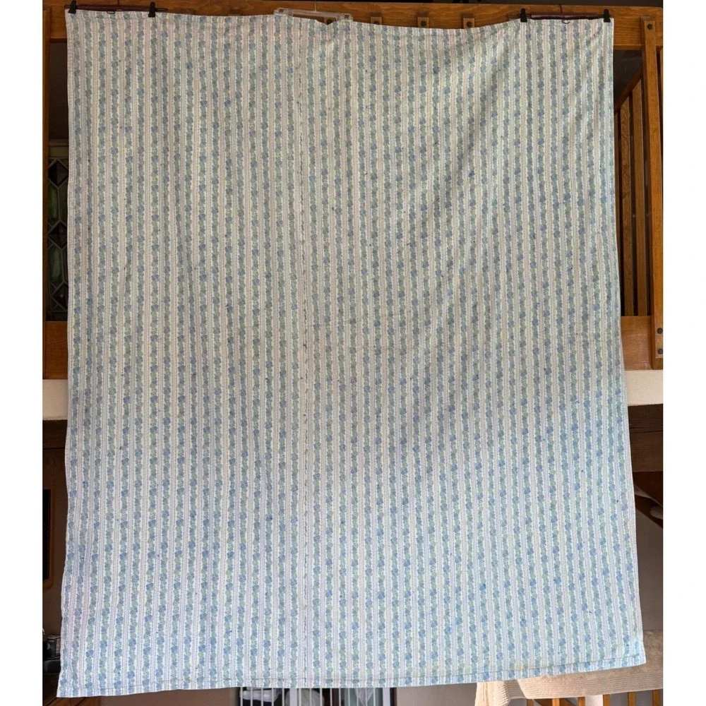 Handmade Vintage tied one-patch Quilt Throw Multicolor Blanket 83x72